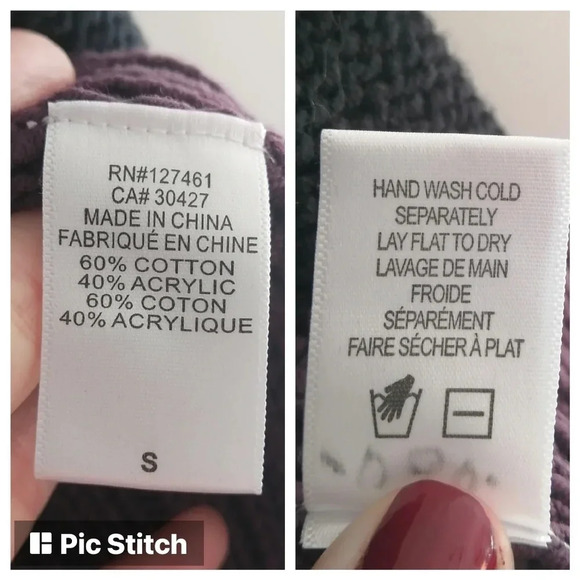 Wildfox Barb Chunky Knit Jacket Colourblock Cardigan with Waist Tie Small - Picture 14 of 16